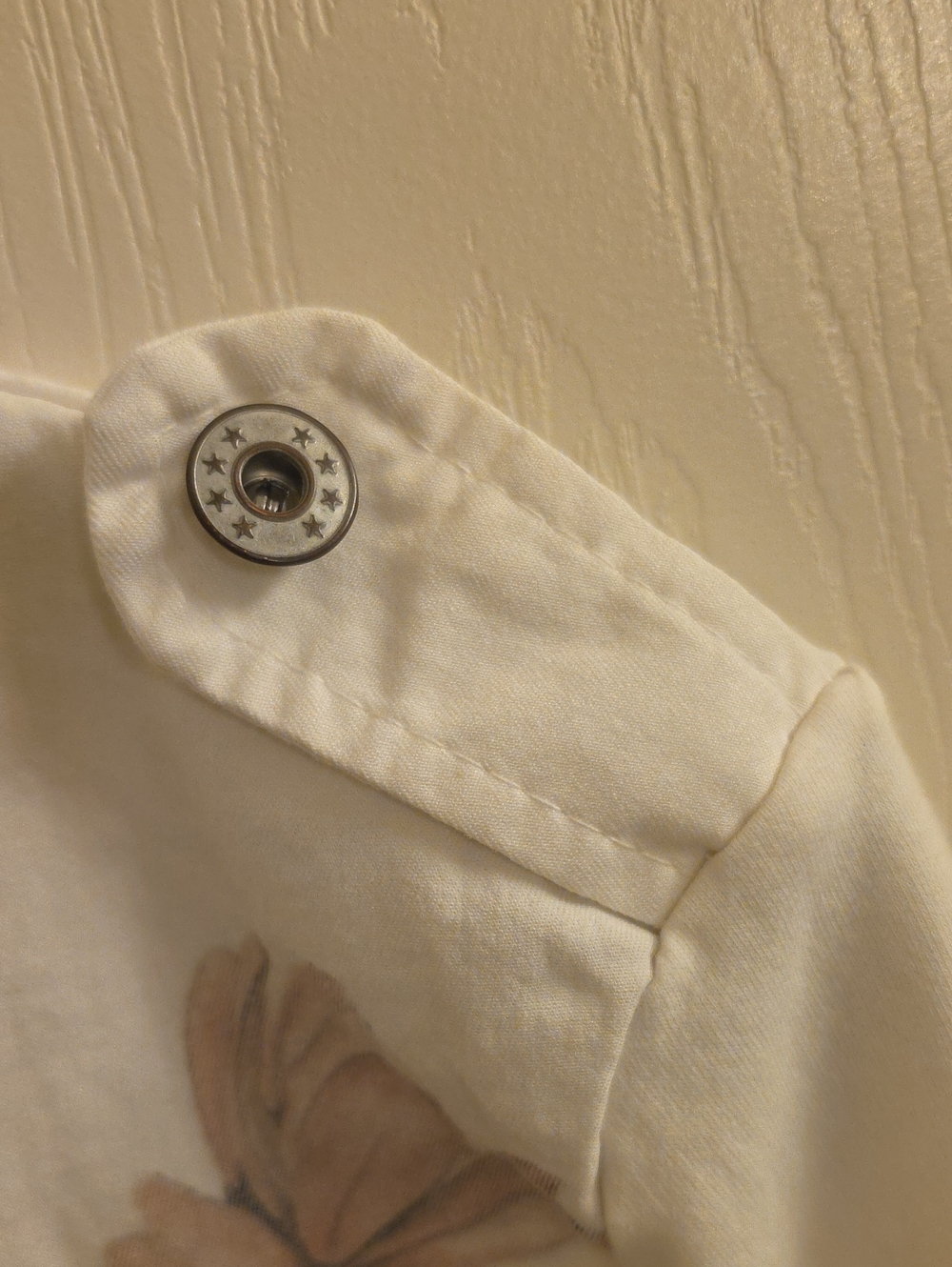 Made in Italy White Floral Botanical Military Jacket Blazer - Picture 10 of 15
